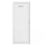 Puerta Retrete Ciega Aluminio Blanco para Baño 75 x 150