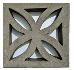 bloque de cemento decorativo